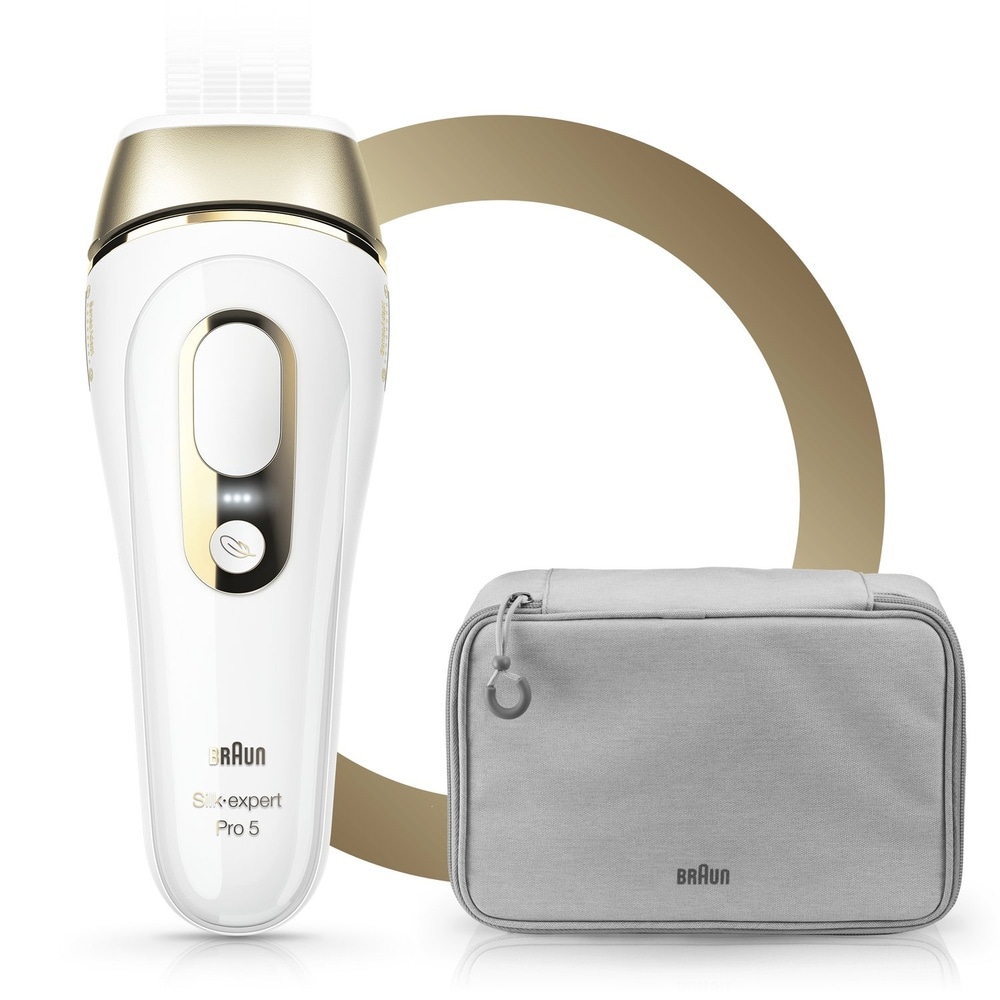 braun Braun Silk·Expert Pro 5 Épilateur Lumière Pulsée Intense IPL Dernière Génération Epilateur À Lumière Pulsée