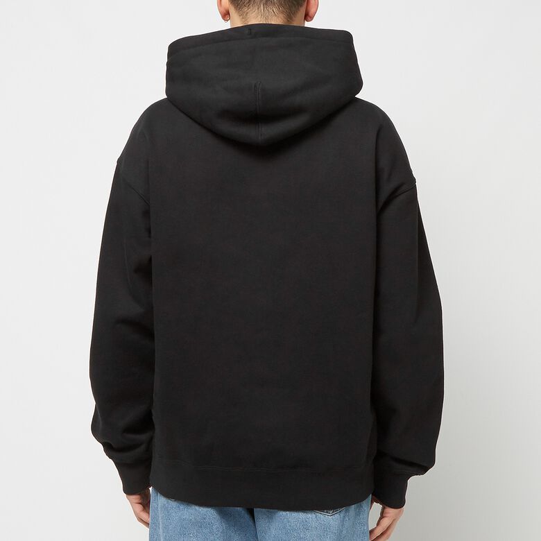 NIKE Solo Swoosh Fleece Hoodie black/white