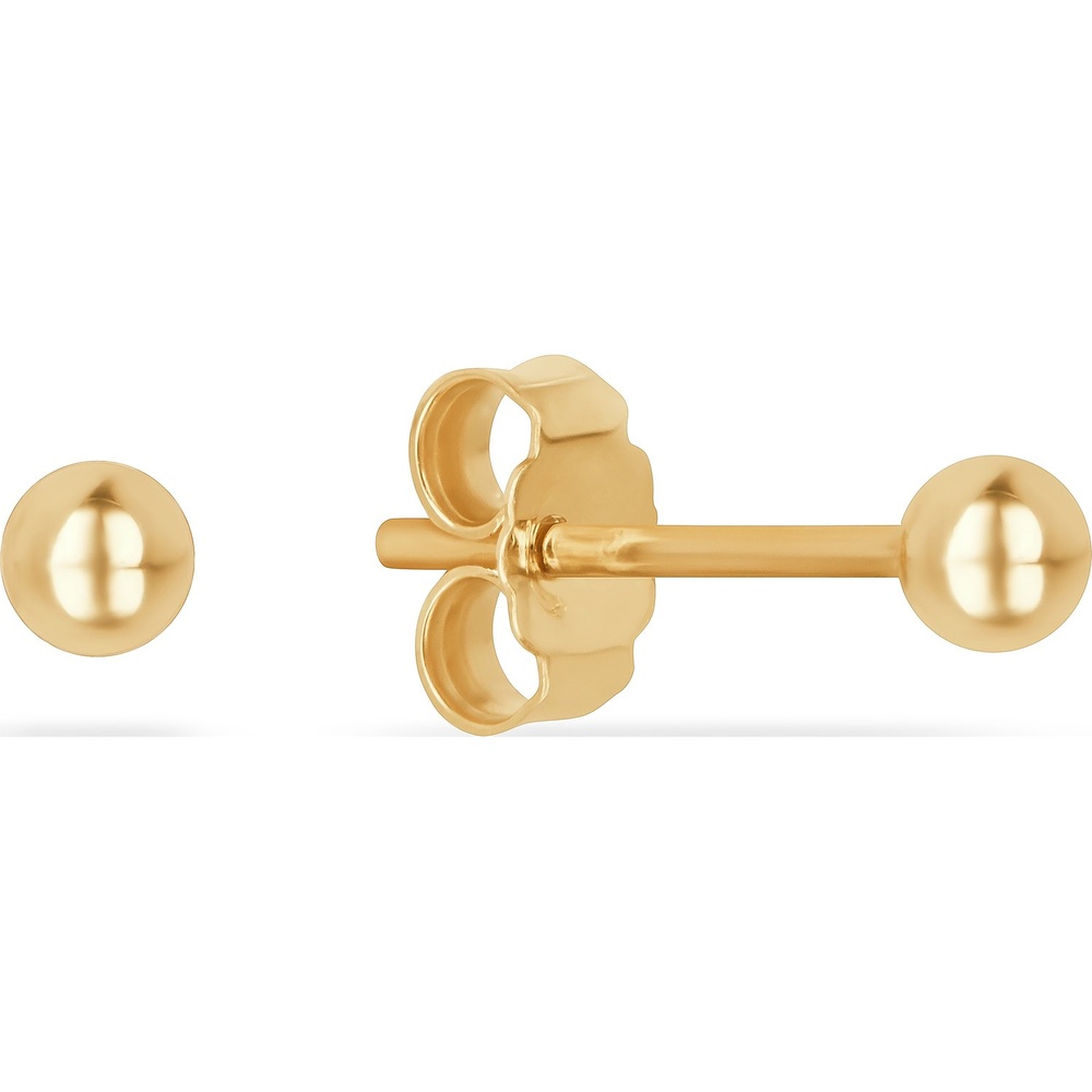 FAVS Boucles d'oreilles à fermoir à poussette 585 Or jaune Boucles d'oreilles