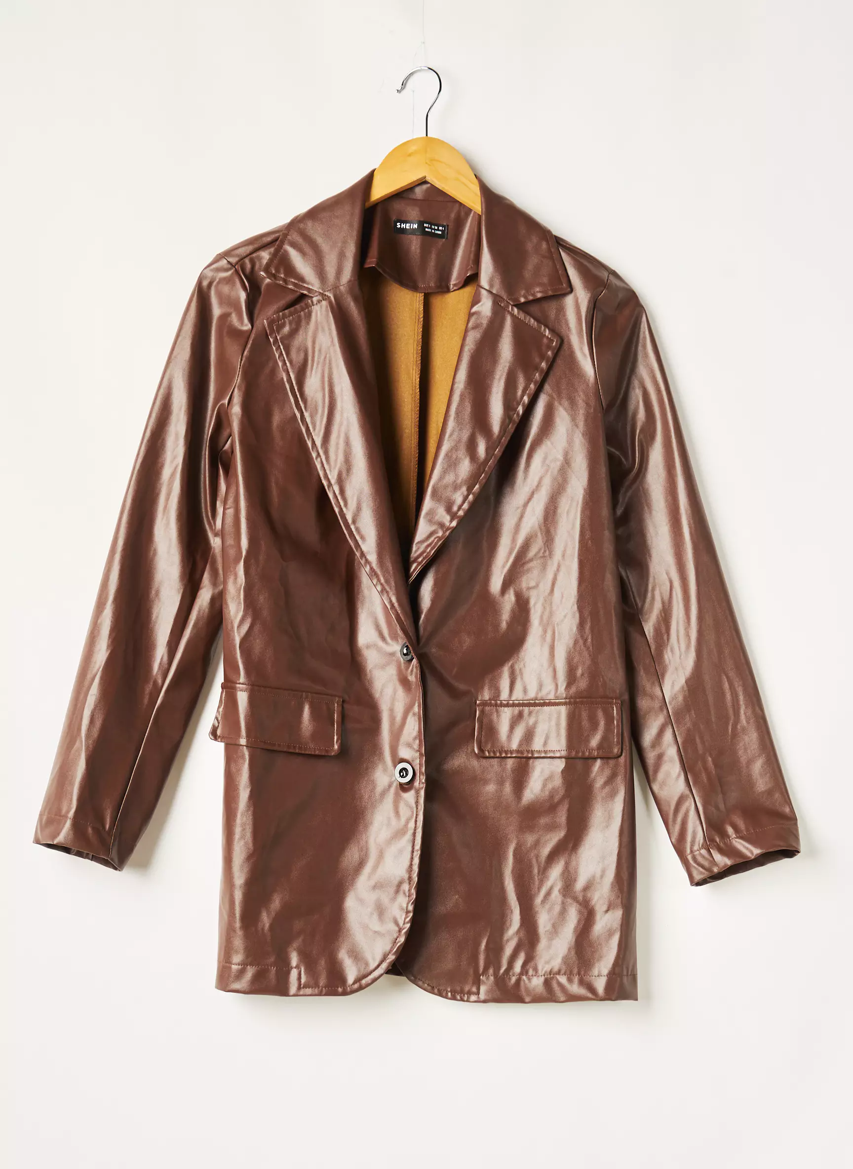 Shein Blazers Femme couleur marron