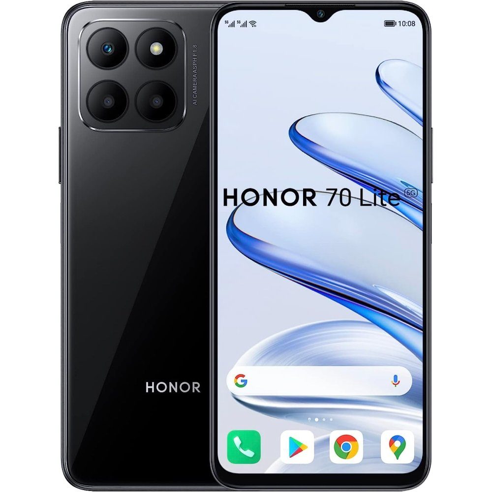 Honor 70 Lite 5G 128 GB / 4 GB - Smartphone - midnight black Smartphone (6,5 Zoll, 128 GB Speicherplatz)