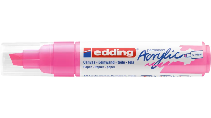 edding Acrylmarker 5000 breit neonpink neonpink