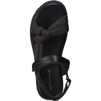 Tom Tailor Sandale in schwarz