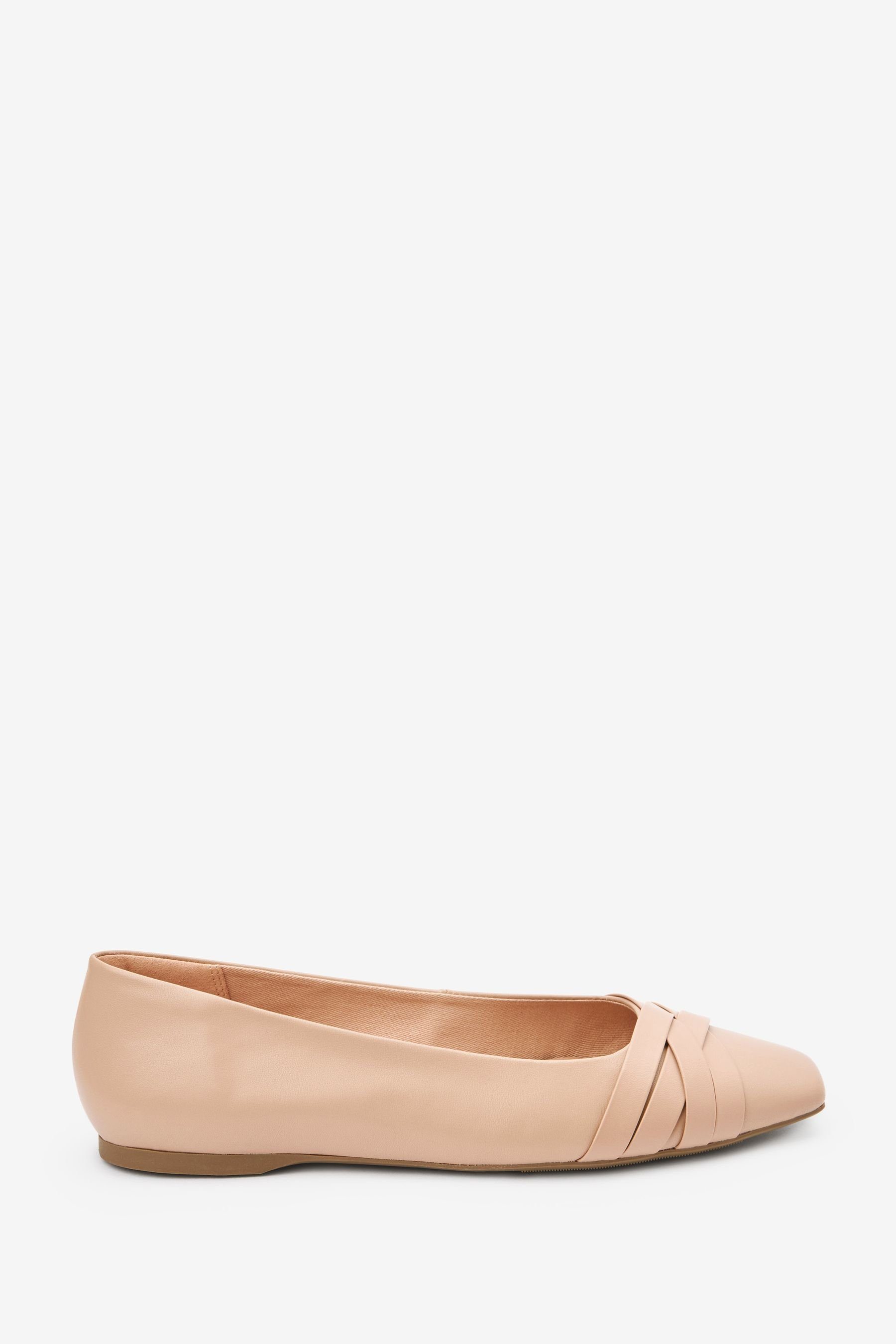 Next Forever Comfort® Eckige Ballerinas aus Leder Ballerina (1-tlg)