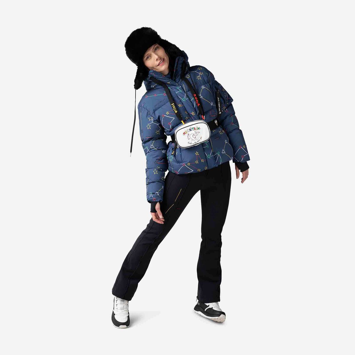 JCC Modul Printed Down Bomberjacke für Damen