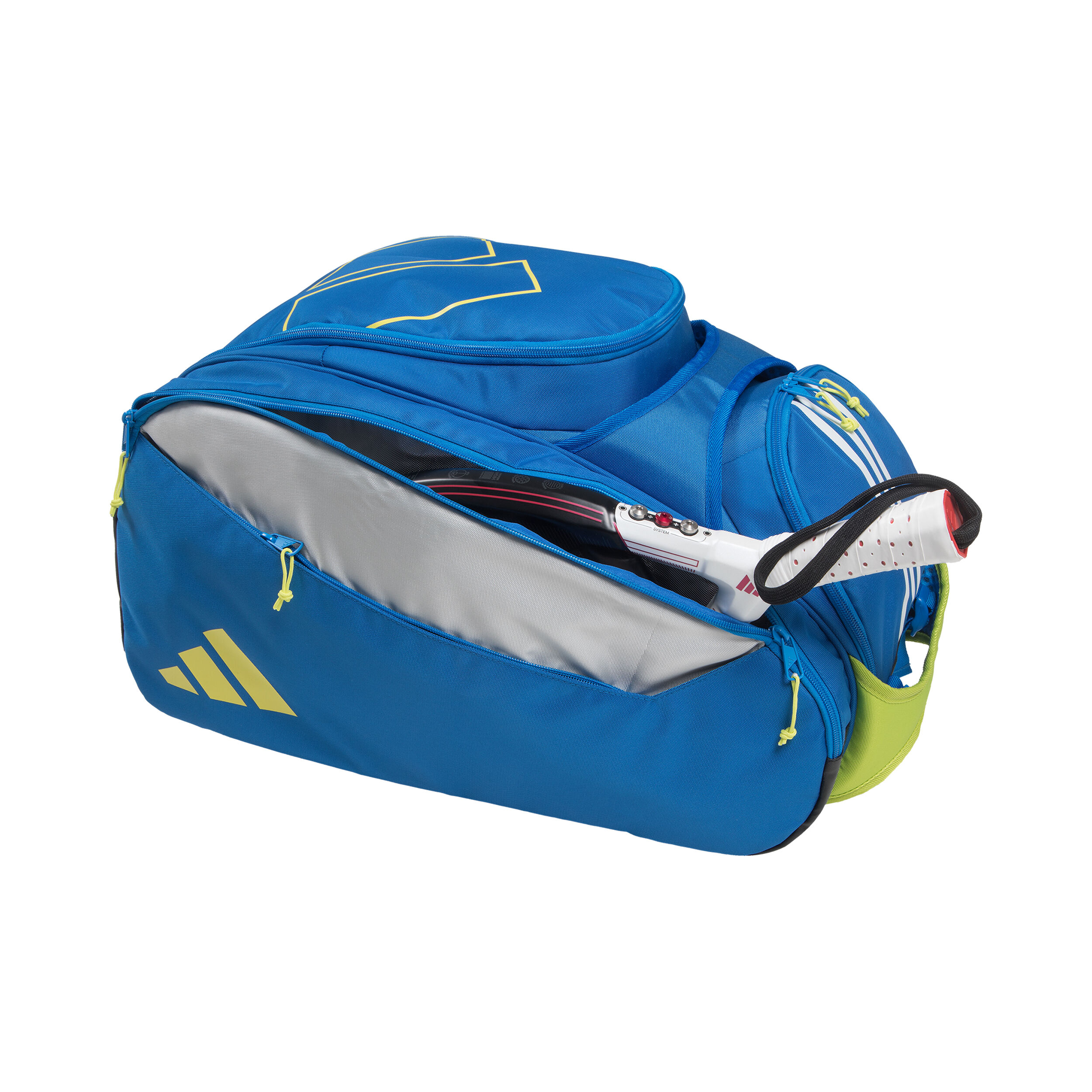 Multigame 3.3 Padelschlägertasche - Blau, Limette