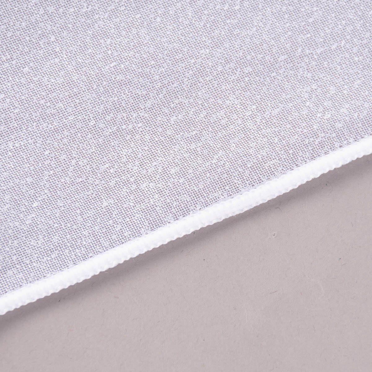 Meterware Gardinenstoff Stores feine Bouclé-Struktur mit Bleiband weiß 1,80m, SCHÖNER LEBEN., leicht perforiert, Kunstfaser, made in Germany, mit Bleiband, pflegeleicht