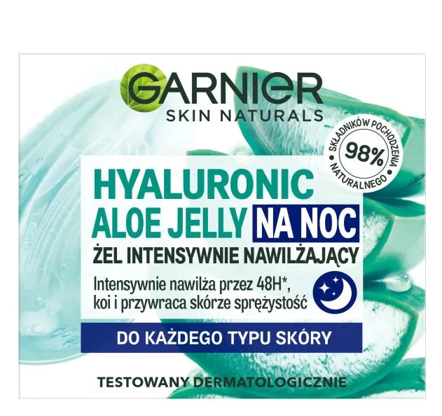 Garnier Hyaluronic Aloe Jelly lagana hidratantna noćna gel krema za lice