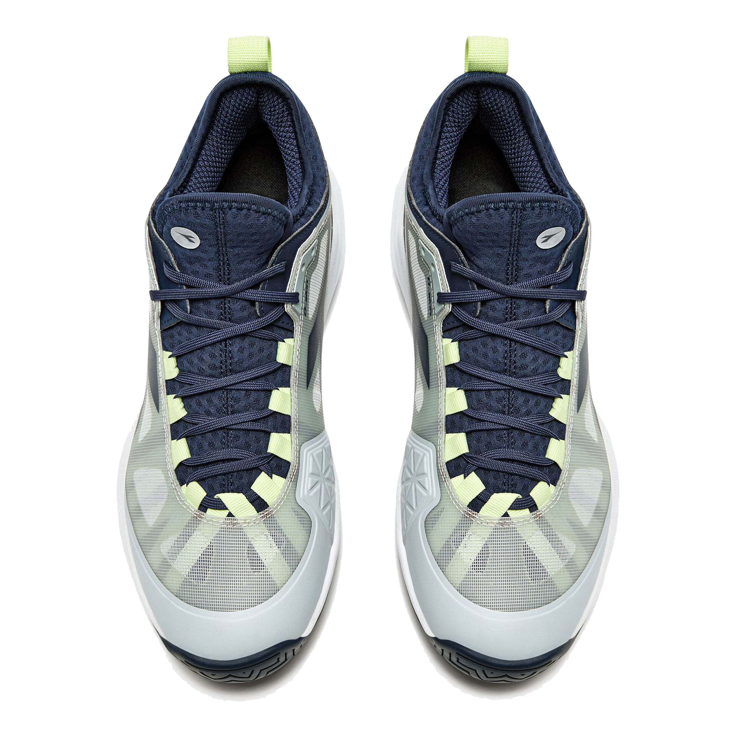 Speed Blushield Fly 4 + Allcourtschuh Herren - Grau, Blau