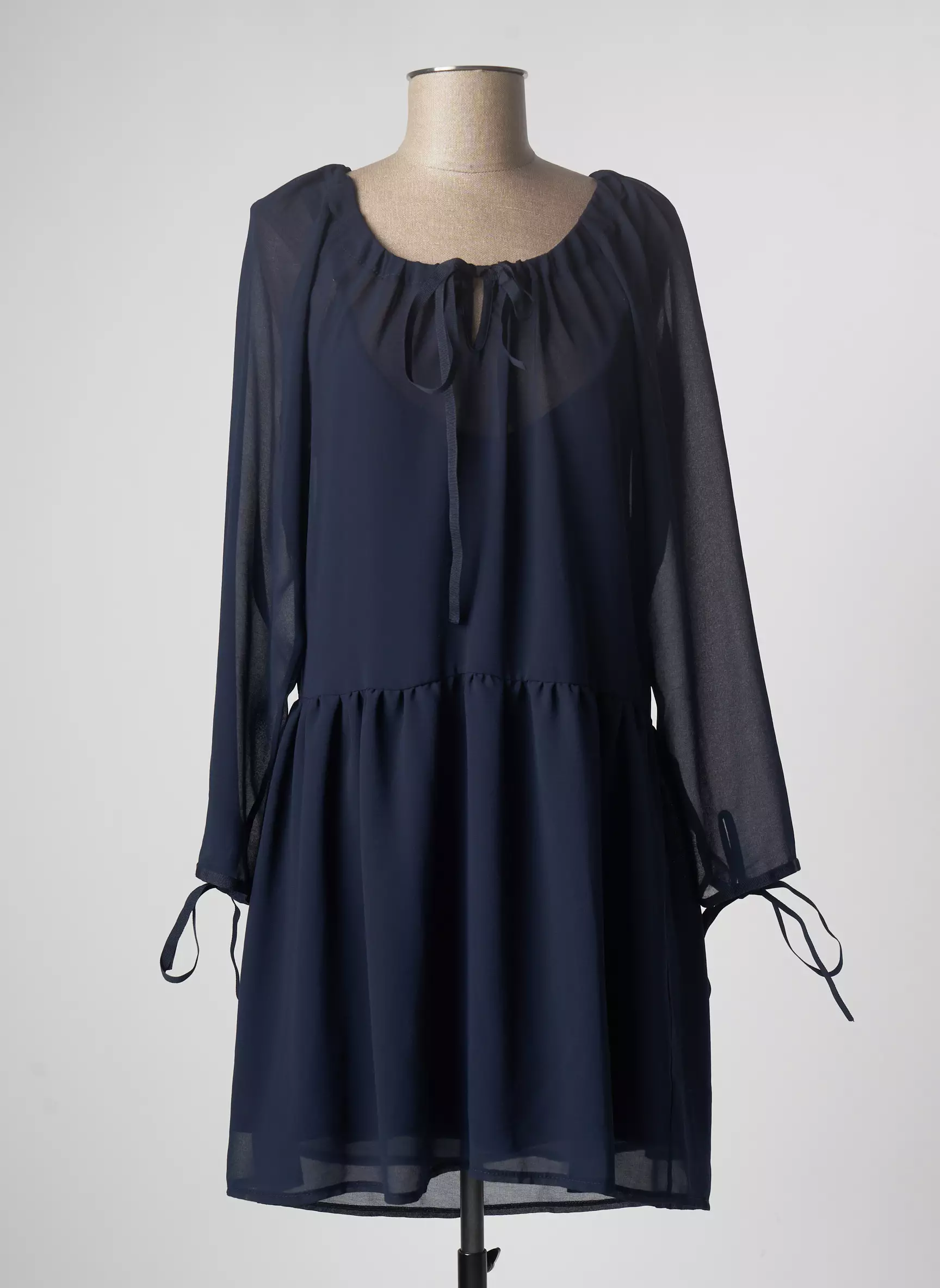 Gaos Robes Courtes Femme couleur bleu