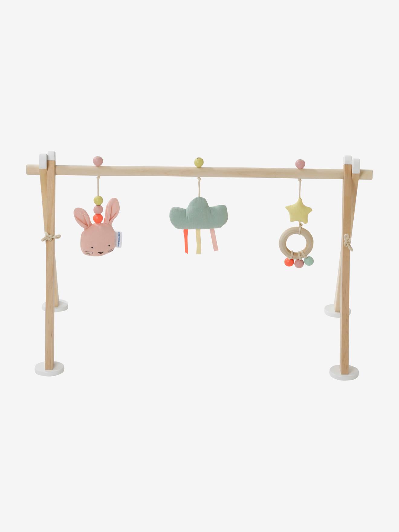 Vertbaudet Baby Spielbogen HÄSCHEN, Holz FSC - mehrfarbig