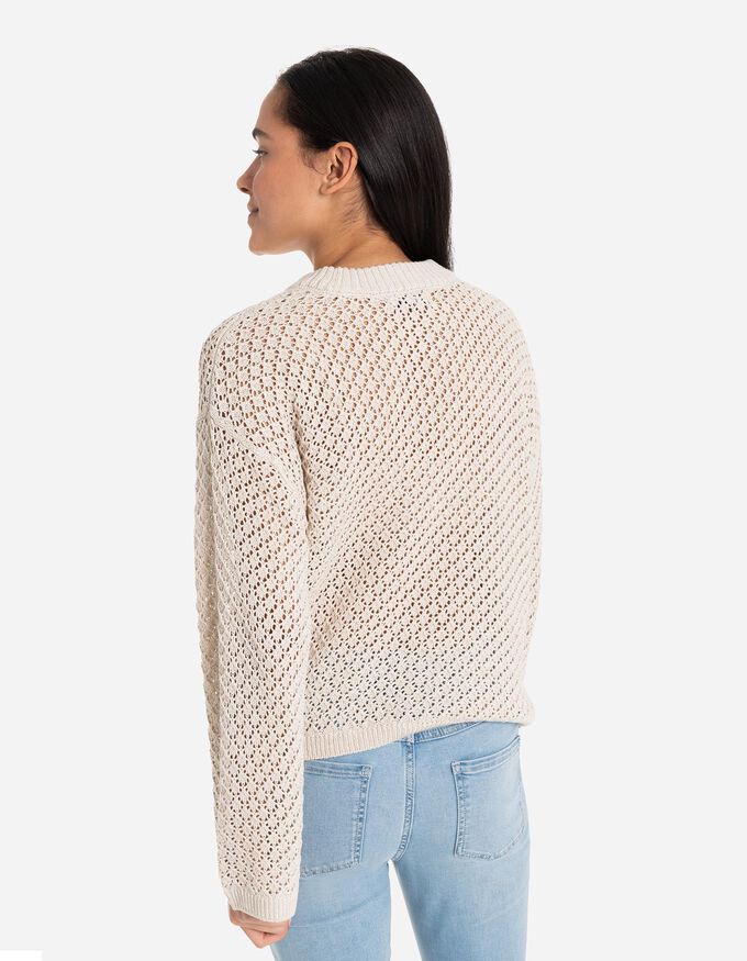 Strickpullover - Lochstrick