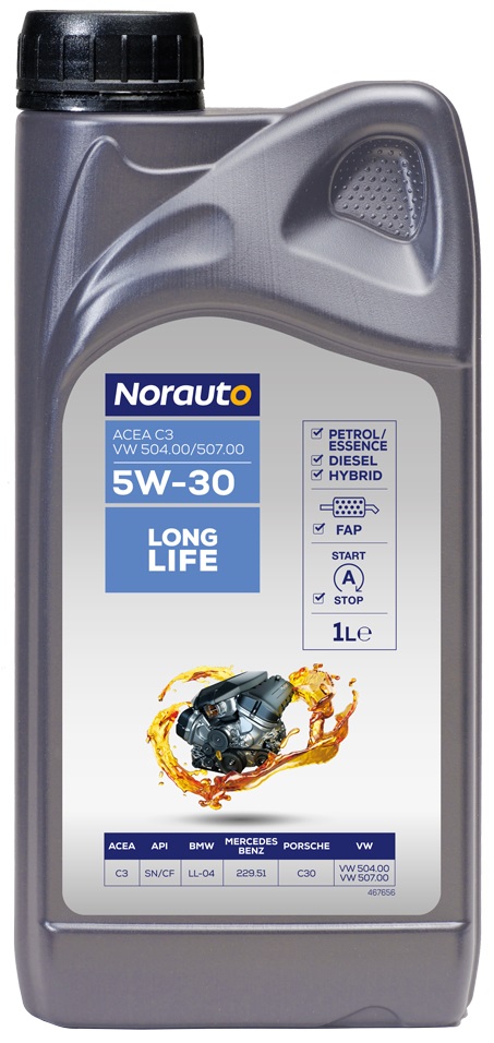 NORAUTO 5W-30 C3 504-507, 1L - ATU