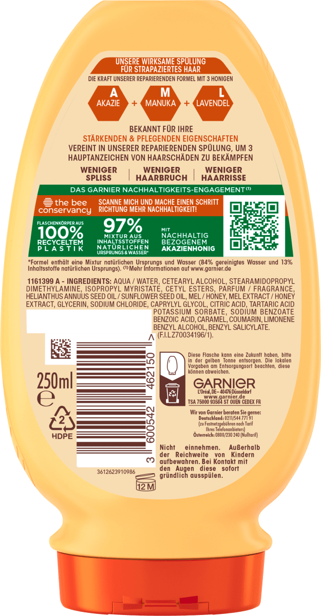 Conditioner Honig Schätze, 250 ml