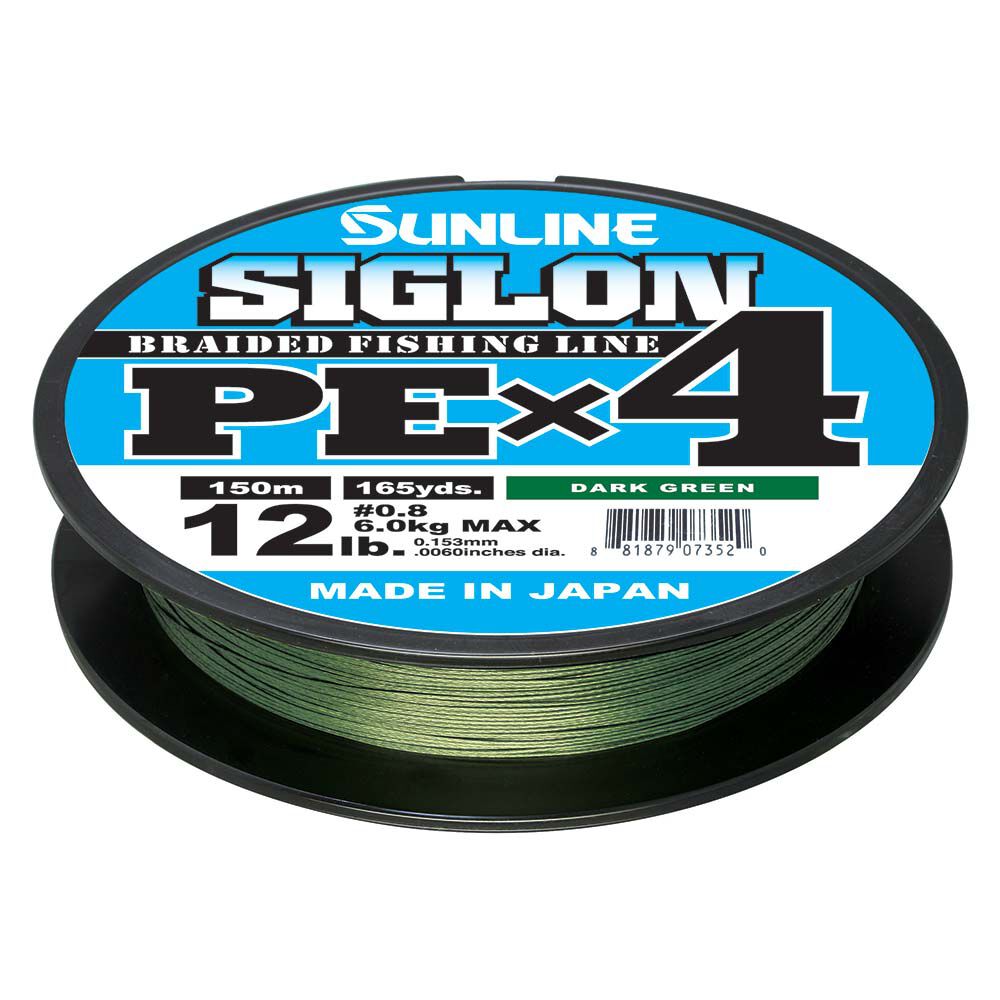 Sunline Siglon Braid PE X4 Verde Scuro (150 m)