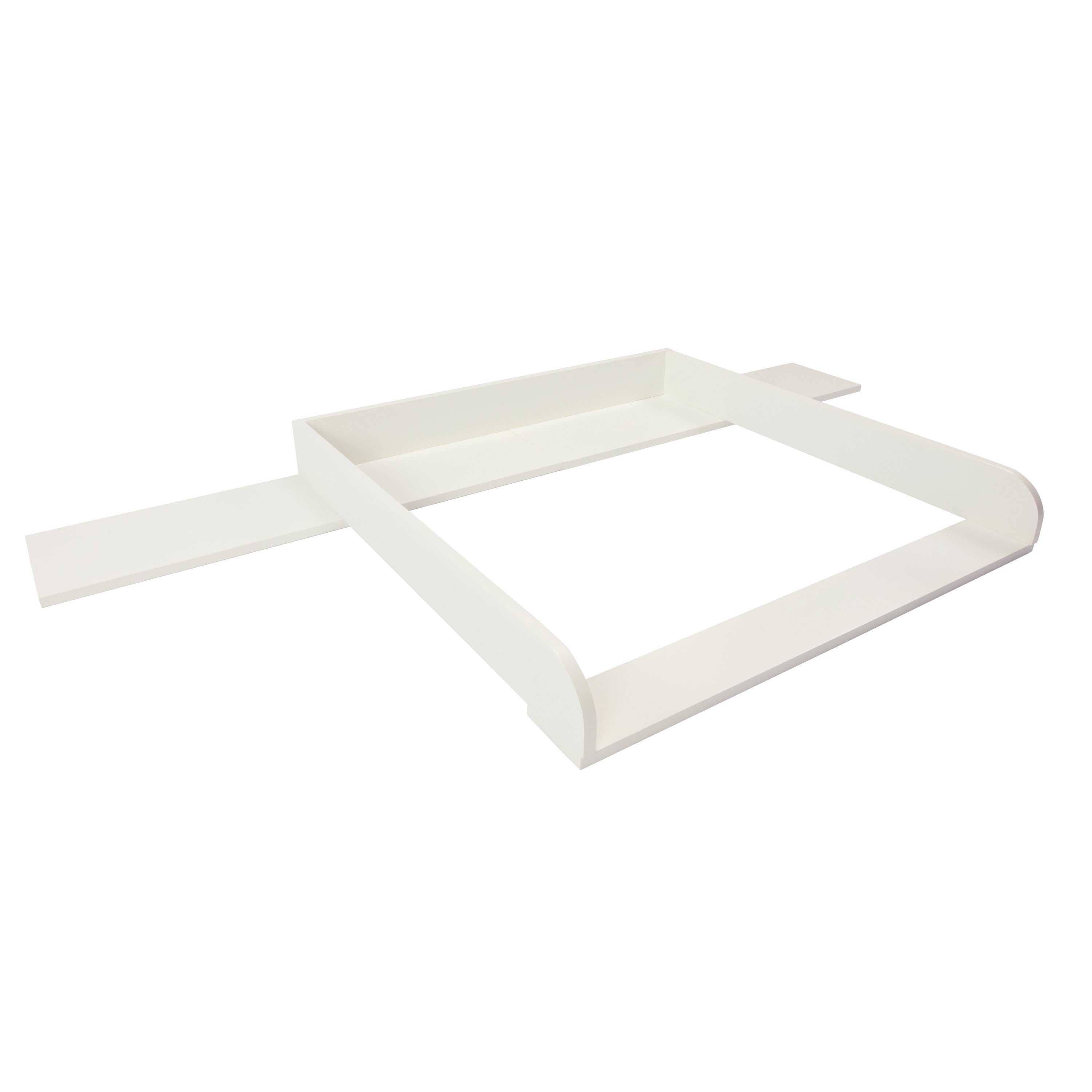 Puckdaddy GmbH Wickelaufsatz Levi (160x11x80 cm) für IKEA Hemnes Kommoden