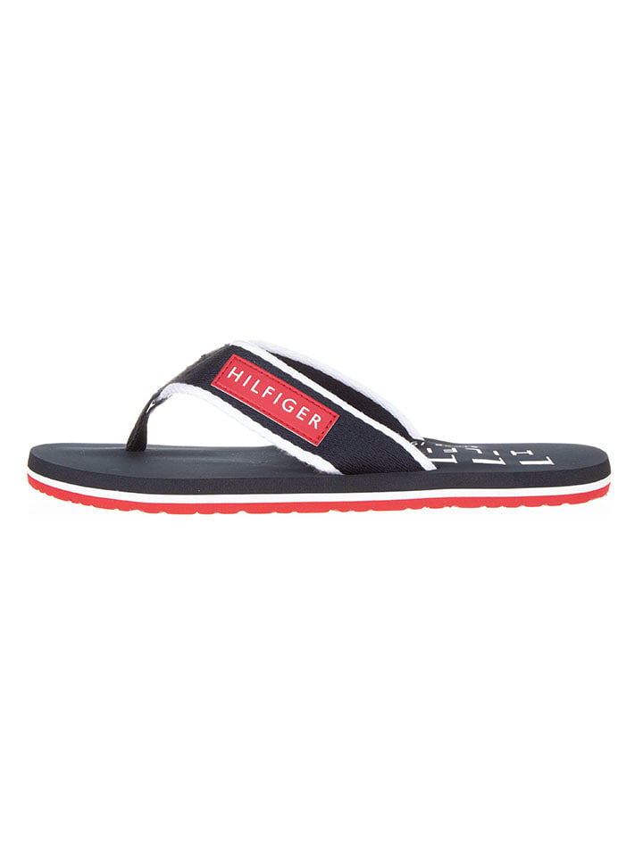 Tommy Hilfiger Shoes Zehentrenner in Dunkelblau günstig kaufen