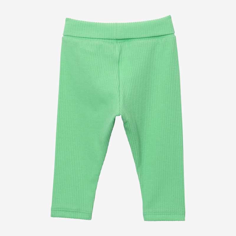 Leggings bébé côtelé vert Catimini