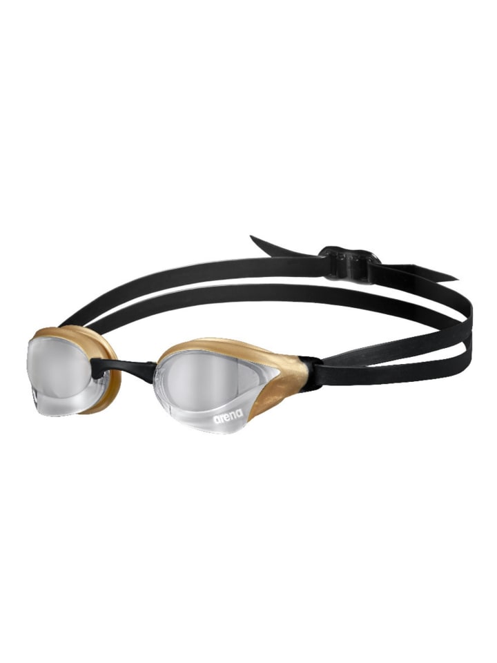 Arena Cobra Core Swipe  Schwimmbrille FINA-geprüft in Schwarz-Gold günstig kaufen onesize