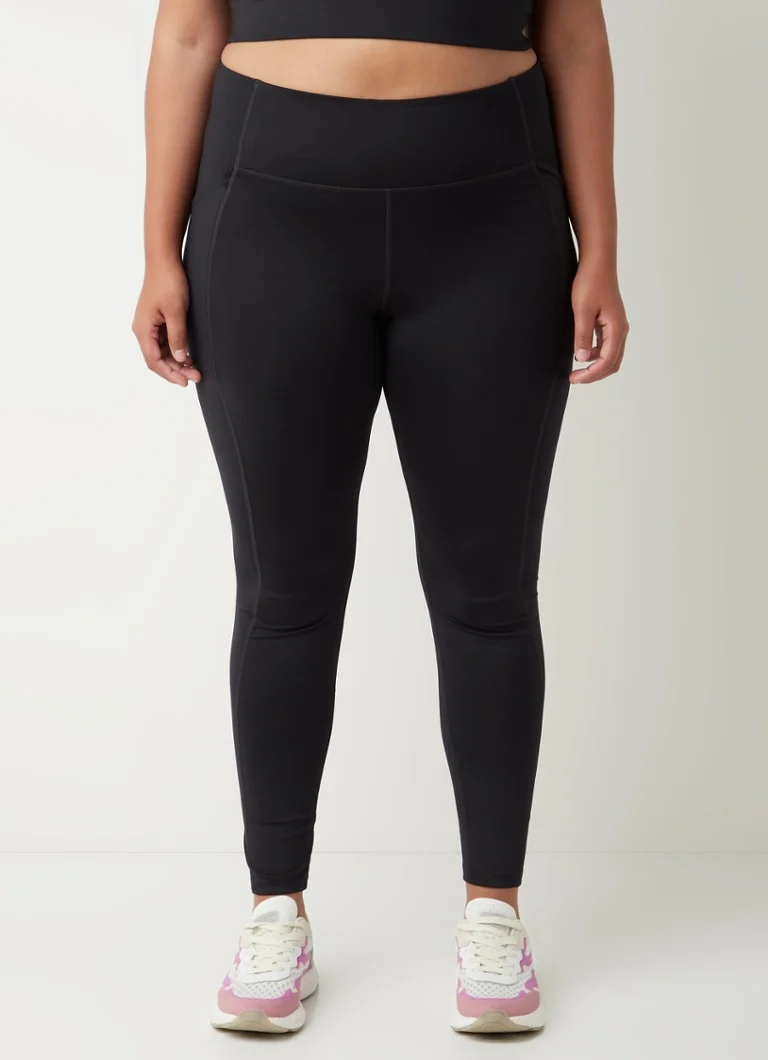 Colanți sport cu talie înaltă și buzunare laterale Girlfriend Collective