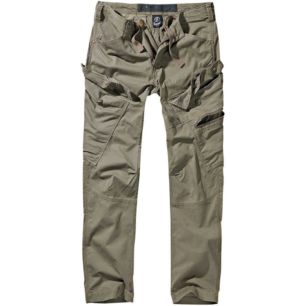 Brandit Herren Hose Aven Slim Fit (oliv)