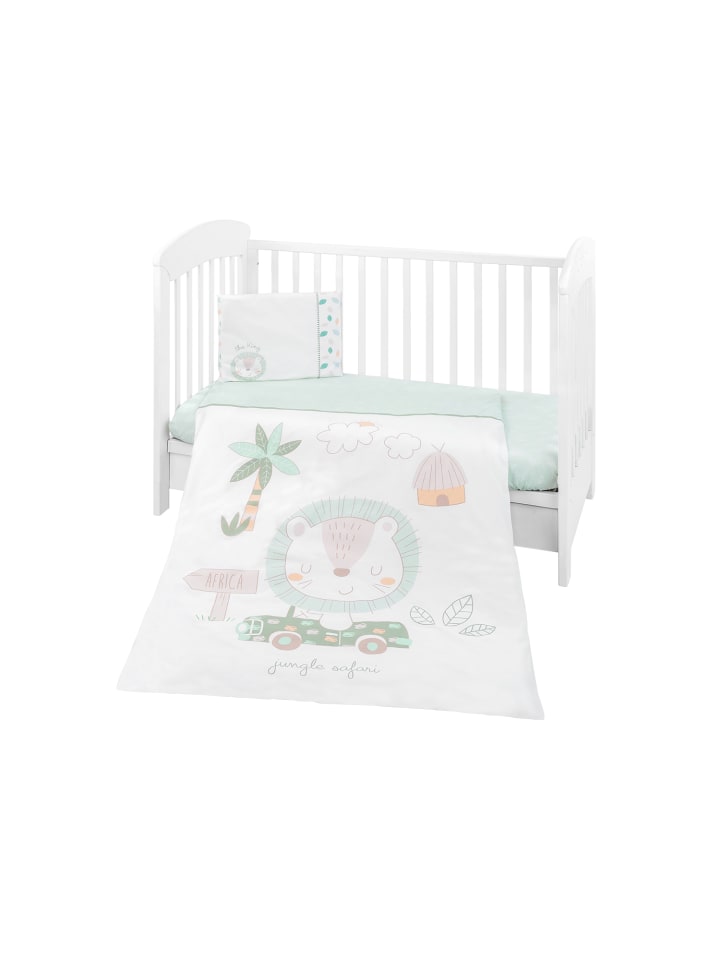 Kikkaboo Babybettwäsche 6-teilig in grün günstig kaufen onesize