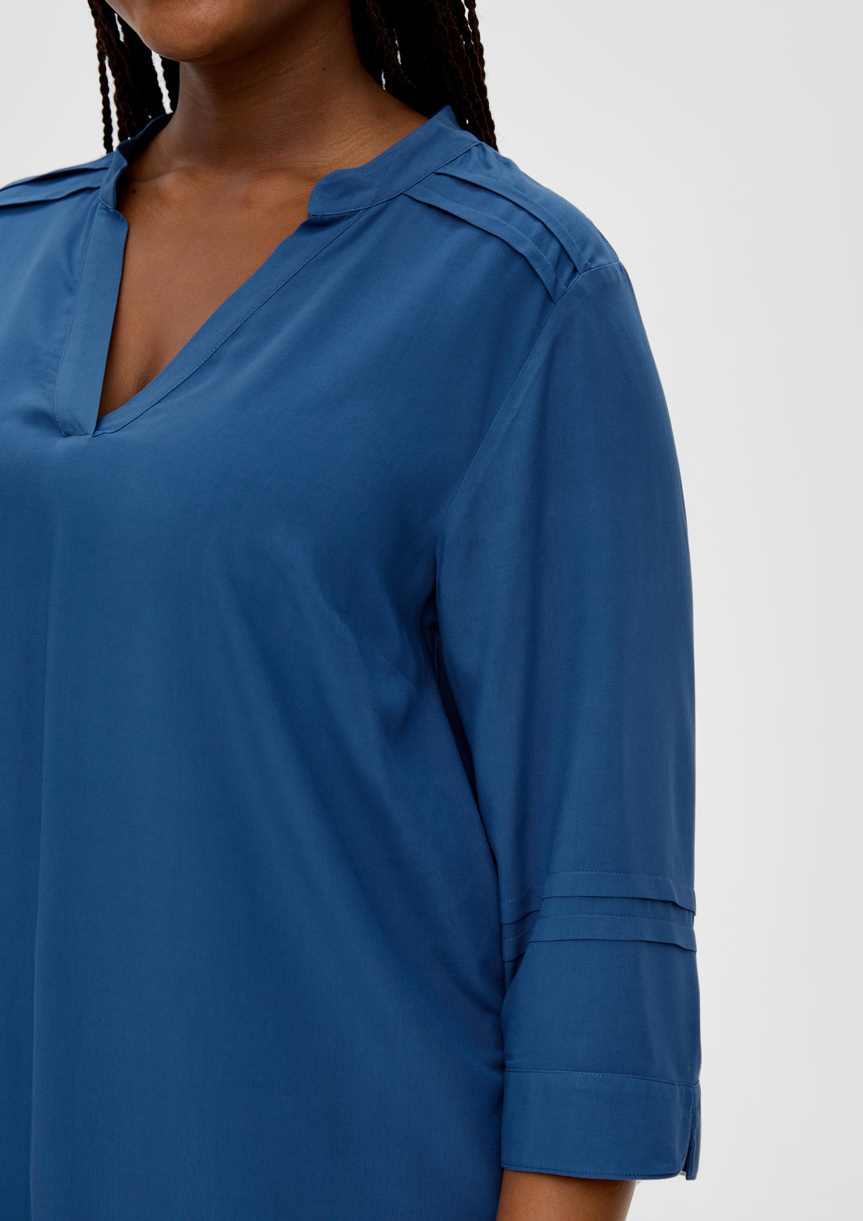 Viskosebluse mit Biesenfalten  2136251-5704