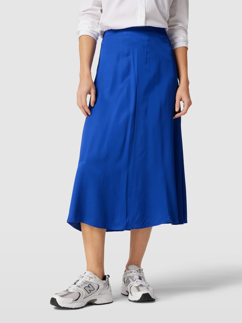 Rock mit Kellerfalten Modell 'Lilyann' in blau