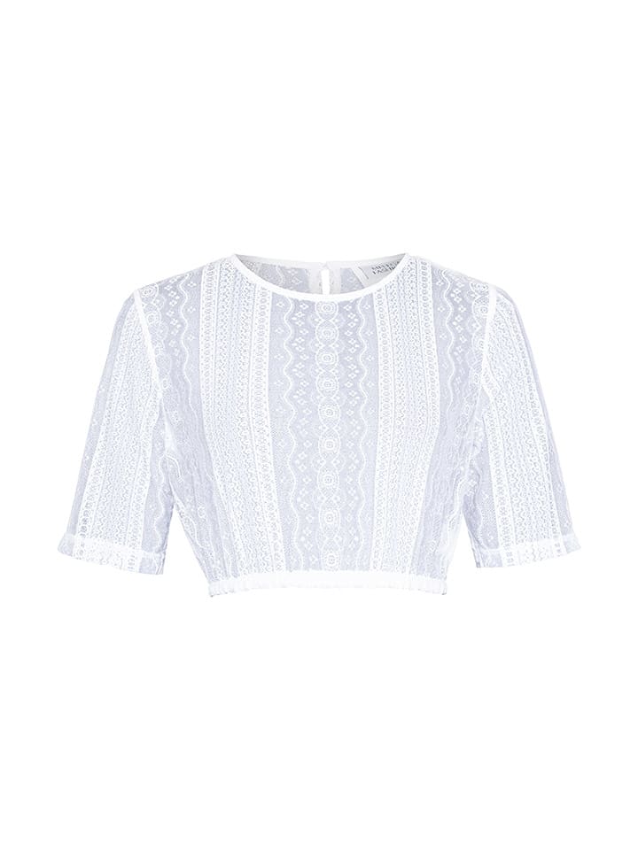 Melega Dirndlbluse ''Mora'' in Weiß günstig kaufen
