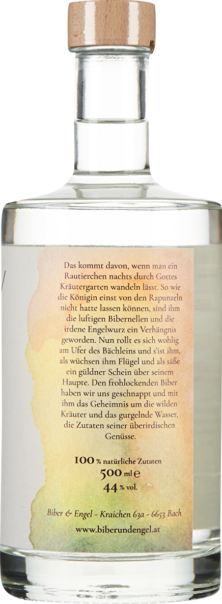 Biber & Engel Handcrafted Original Lechtal Dry Gin 0,5 Liter