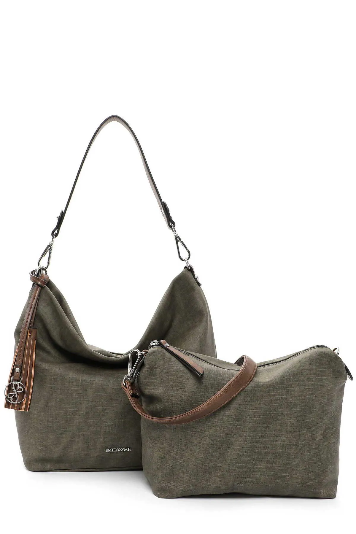 Emily & Noah  Handtasche - Grün - Unifarben
