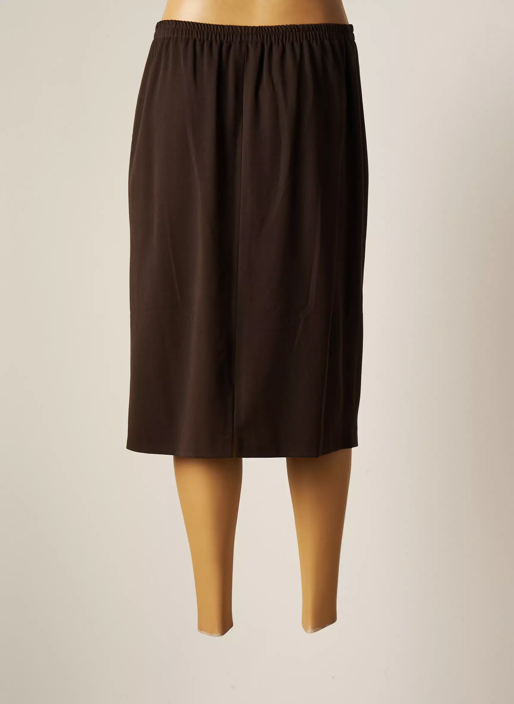 Impulsion Jupes Mi Longues Femme couleur marron
