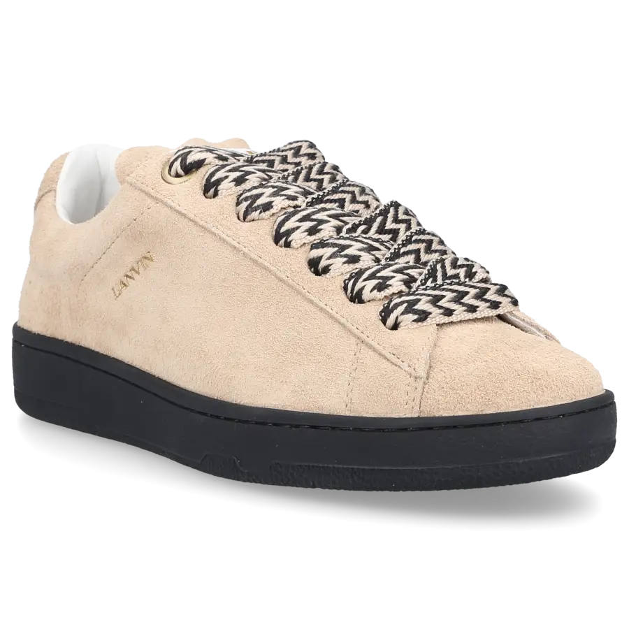 Lanvin - Sneaker low CURB LITE Veloursleder - beige
