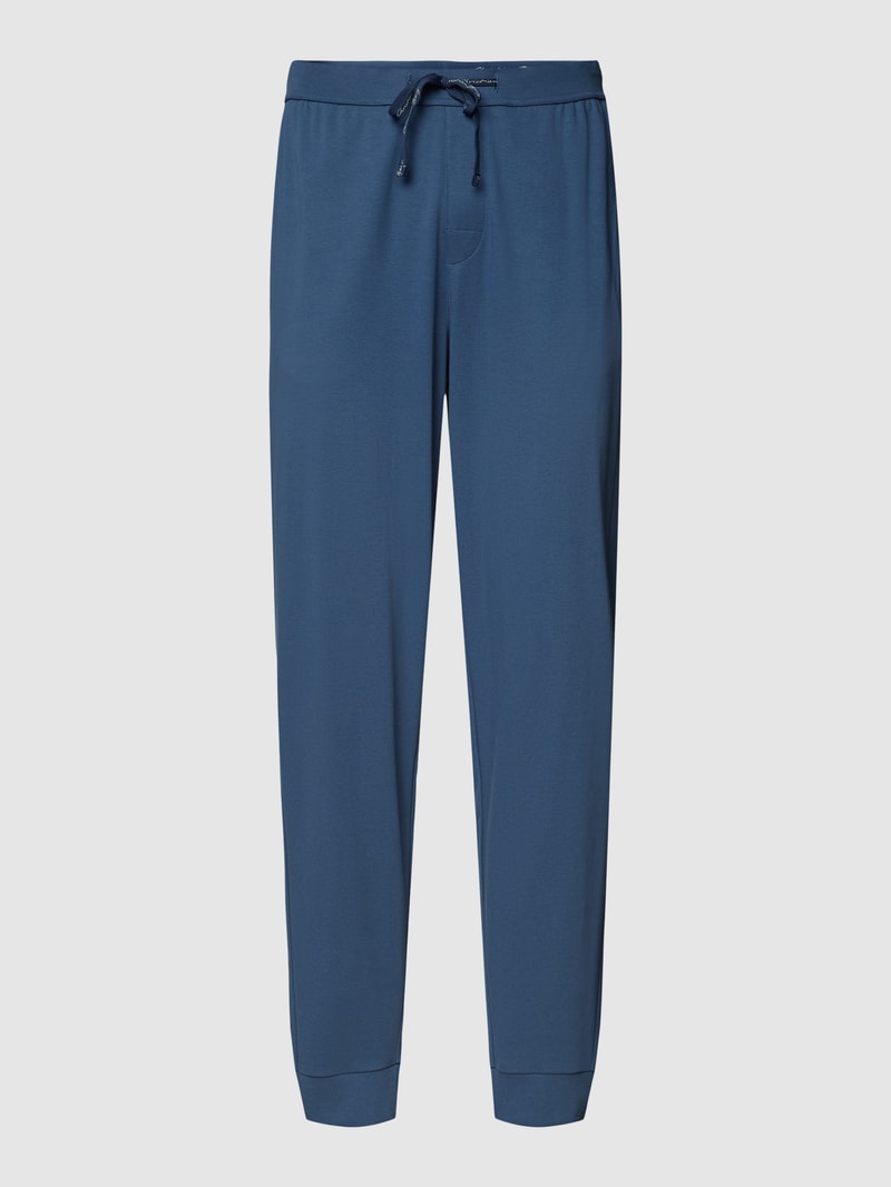 Sweatpants mit Label-Details in jeans