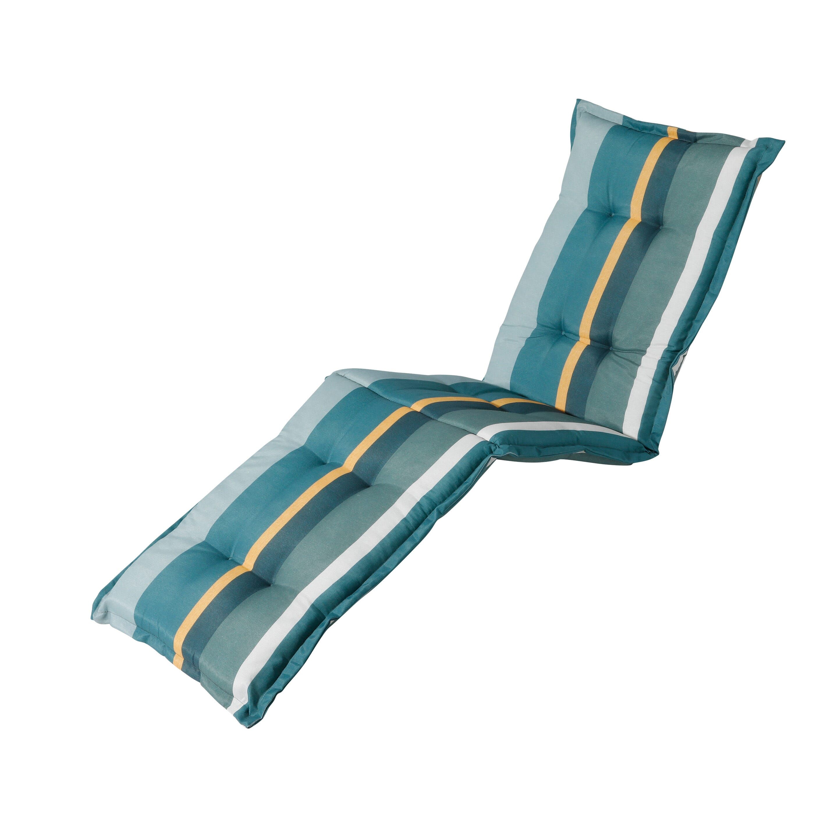 Madison Stripe Green 200x65 Liegekissen