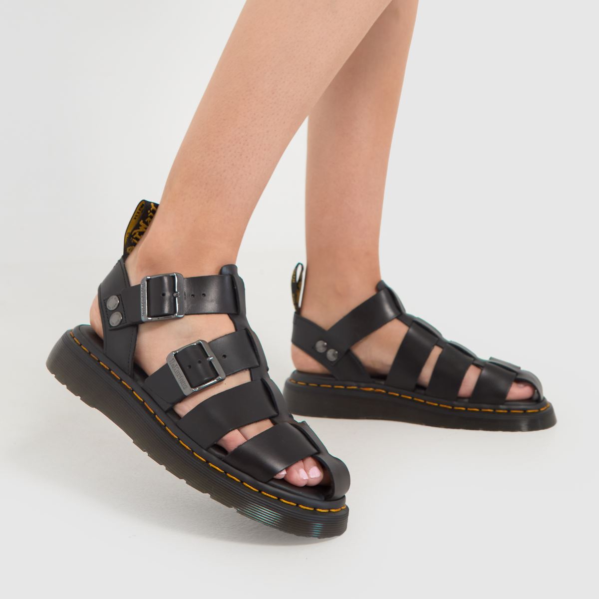 Dr Martens – Garin – Svarta sandaler
