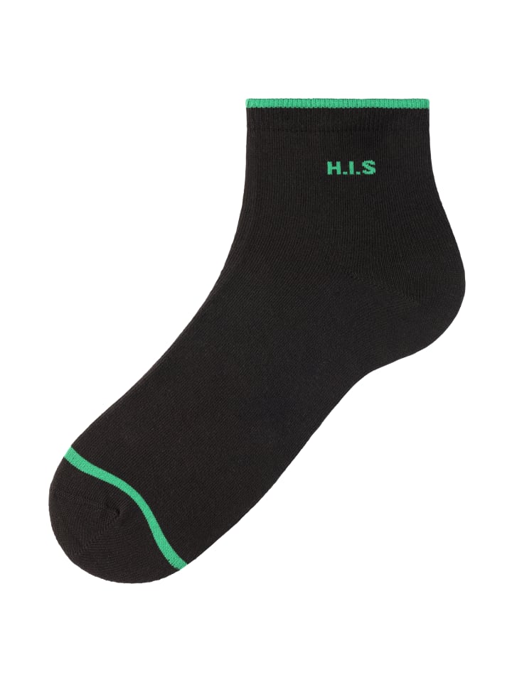 H.I.S Kurzsocken in 7x schwarz günstig kaufen