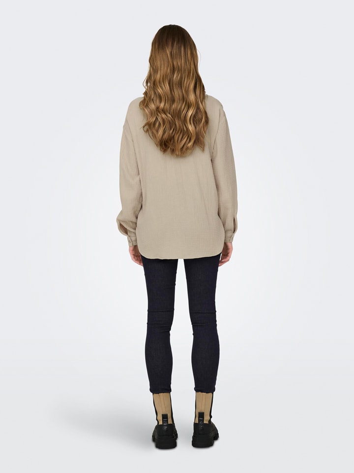 JDY Hemd in Beige günstig kaufen