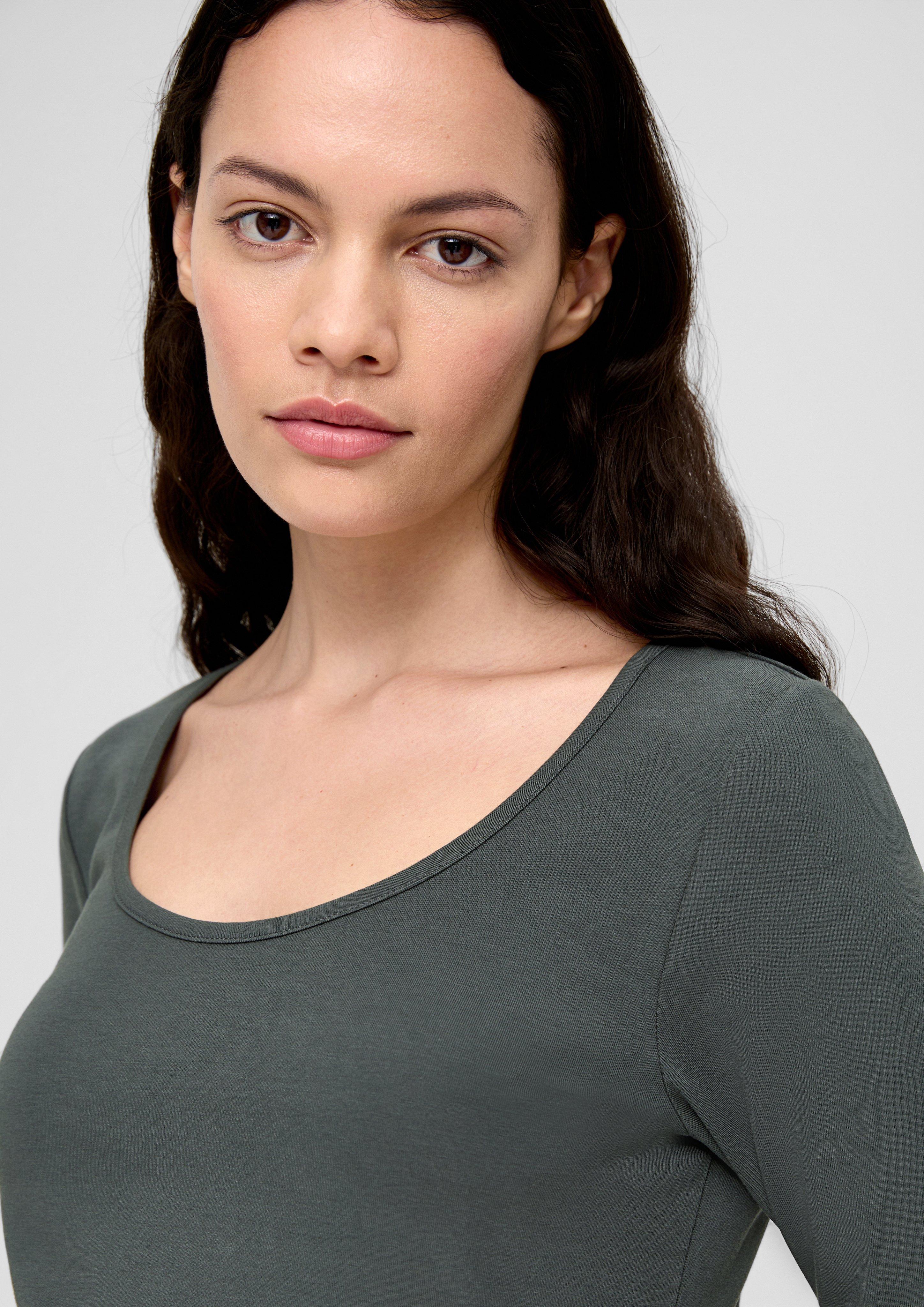Longsleeve aus Baumwollstretch  2135961-7909