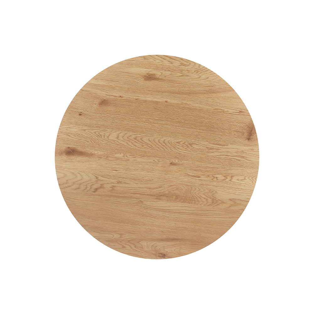 Home Deluxe HOME DELUXE Couchtisch Rund NOVARA -  Dark Oak