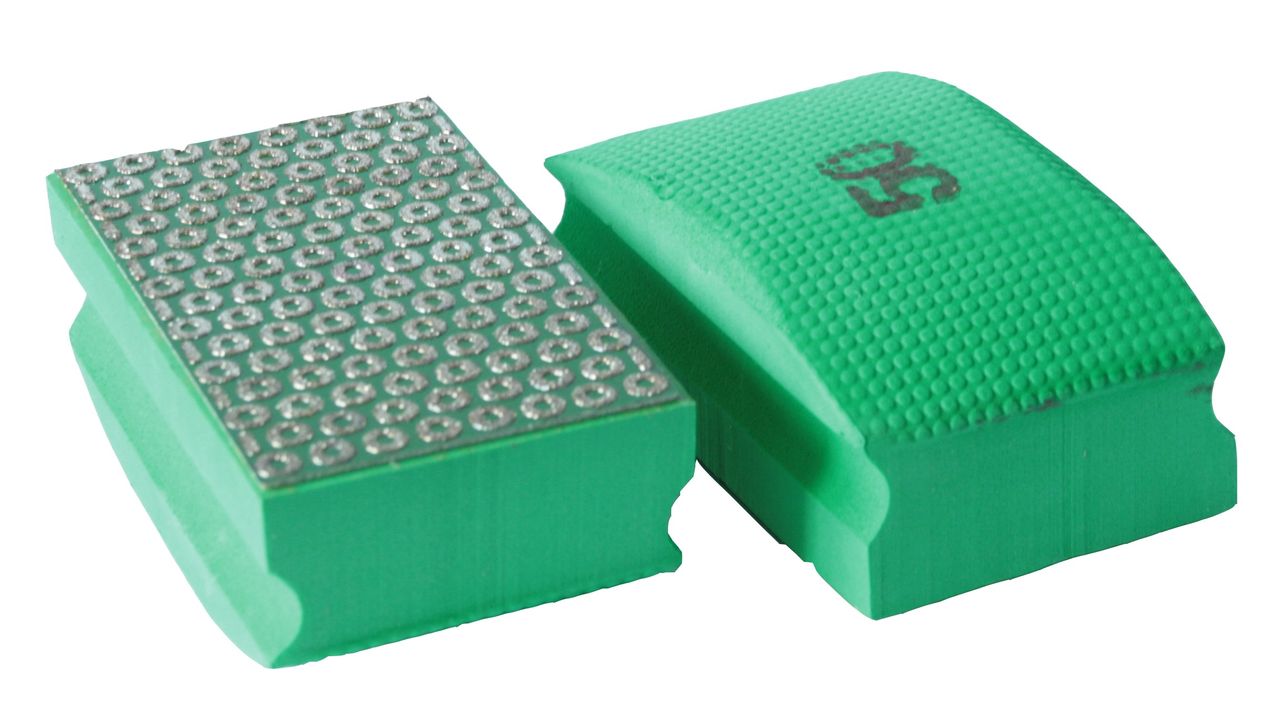 TECTOOL TECMIX DIAMANT-HANDSCHLEIFPAD K50 - 55X90MM GRÜN