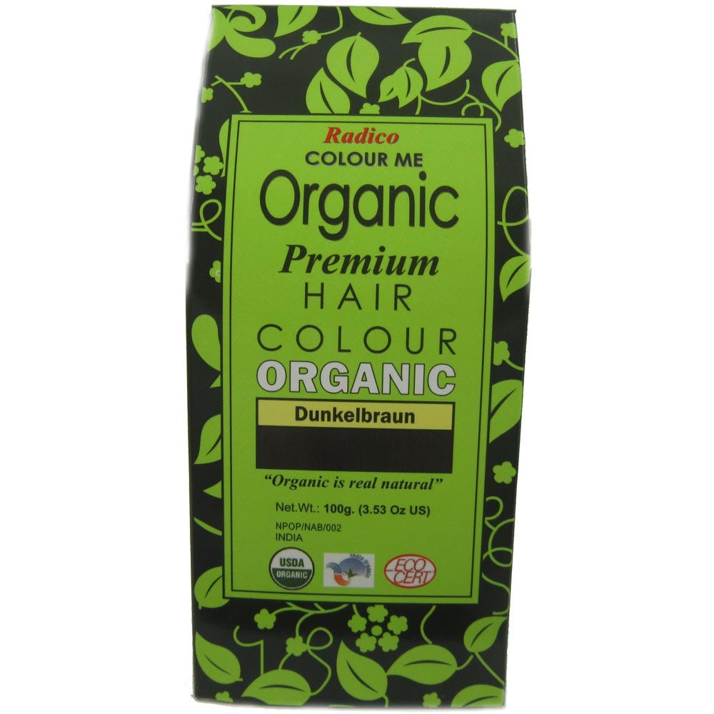 Radico Colour Me Organic Dark Brown 100 g