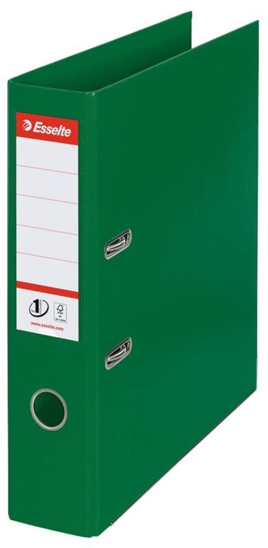 Esselte No.1 Power Ordner DIN A4 72 mm Grün 2 Ringe 811360 PP (Polypropylen) Hochformat