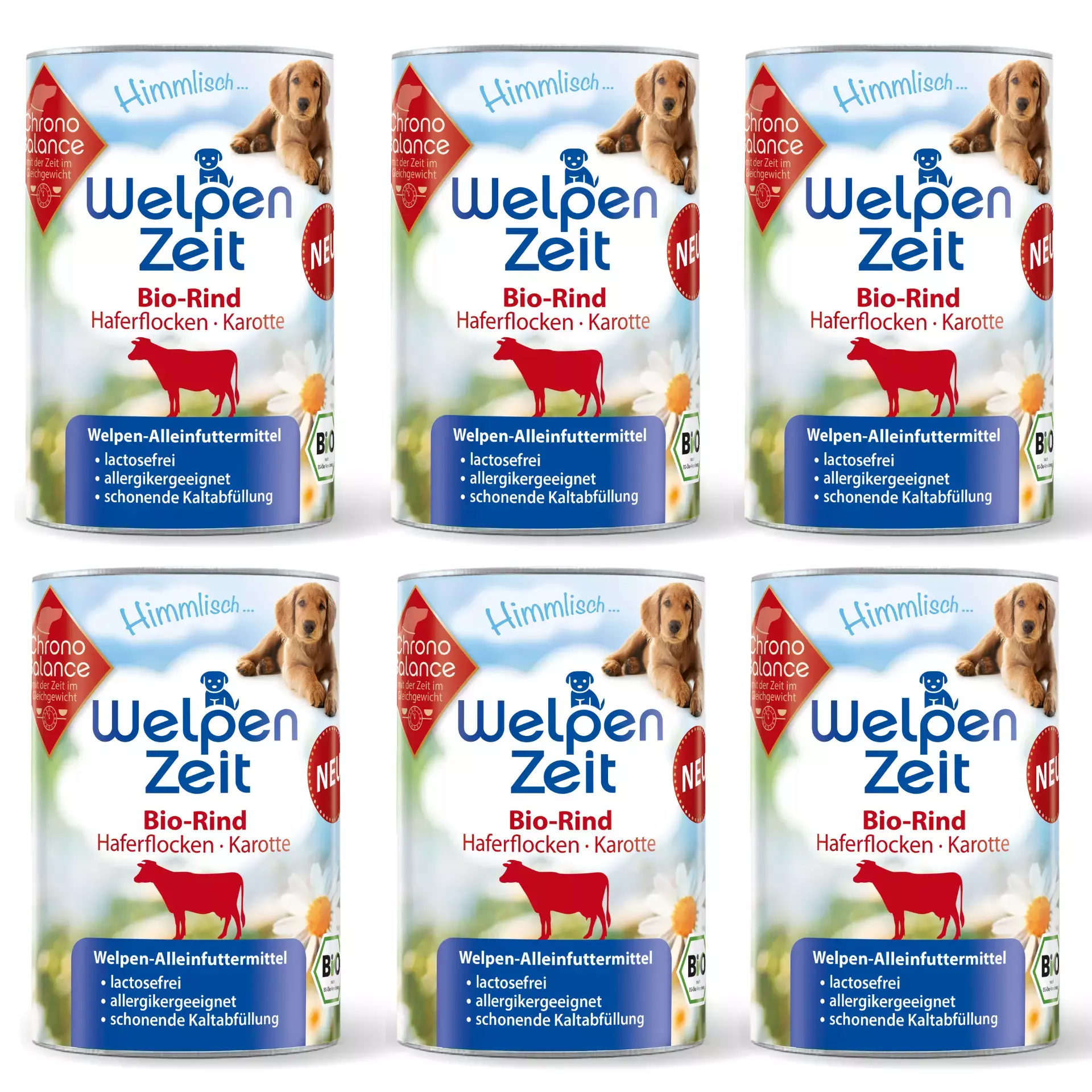 ChronoBalance Biofutter ChronoBalance Welpenfutter -Rind mit Haferflocken und Karotte 2,4 kg