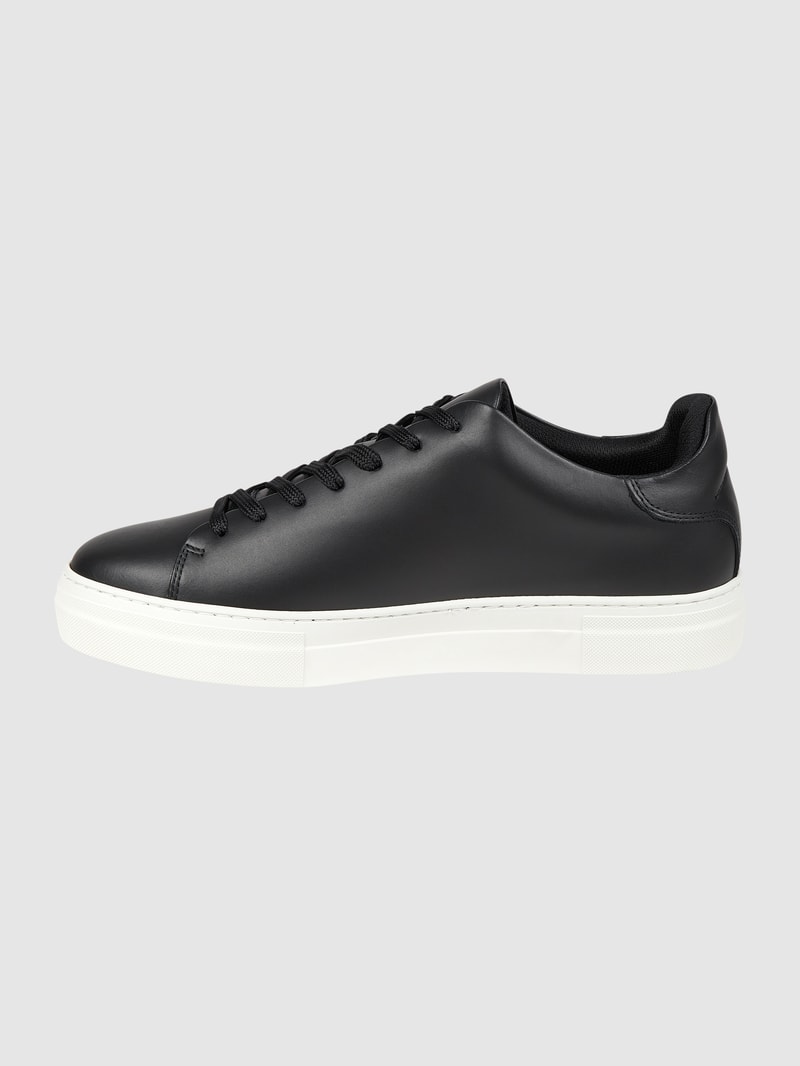 Sneaker aus Leder Modell 'David' in weiß