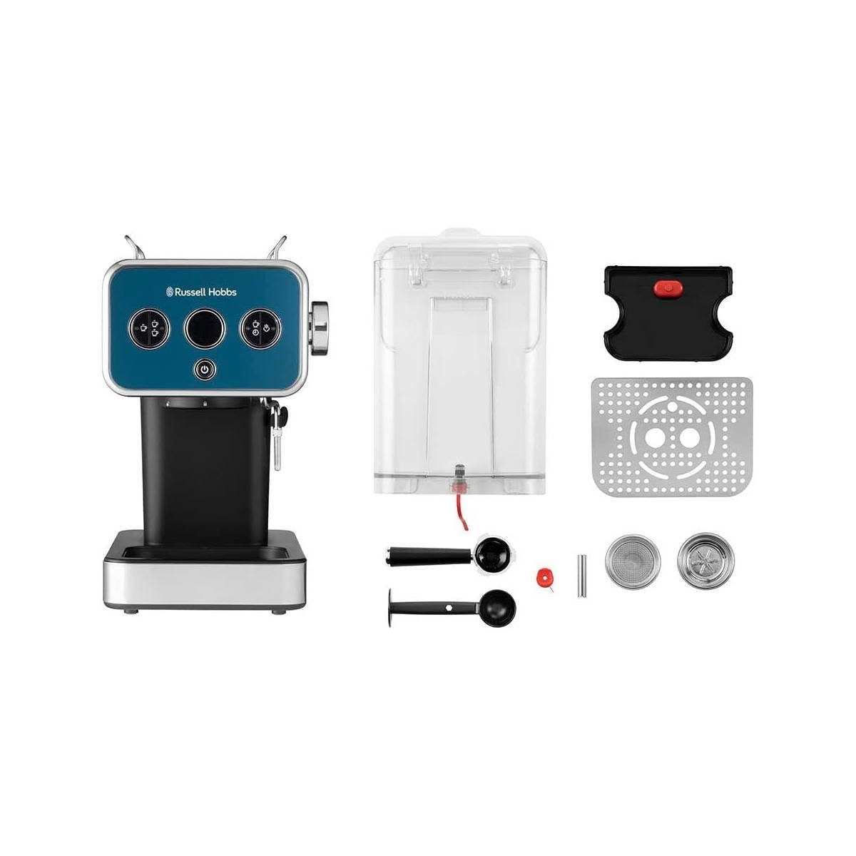 RUSSELL HOBBS Espressomaschine RUSSELL HOBBS Espressomaschine Distinction 26451-56 Ocean Blue 15 Bar