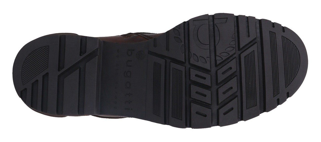 bugatti Schnürstiefel mit praktischem Innenreißverschluss