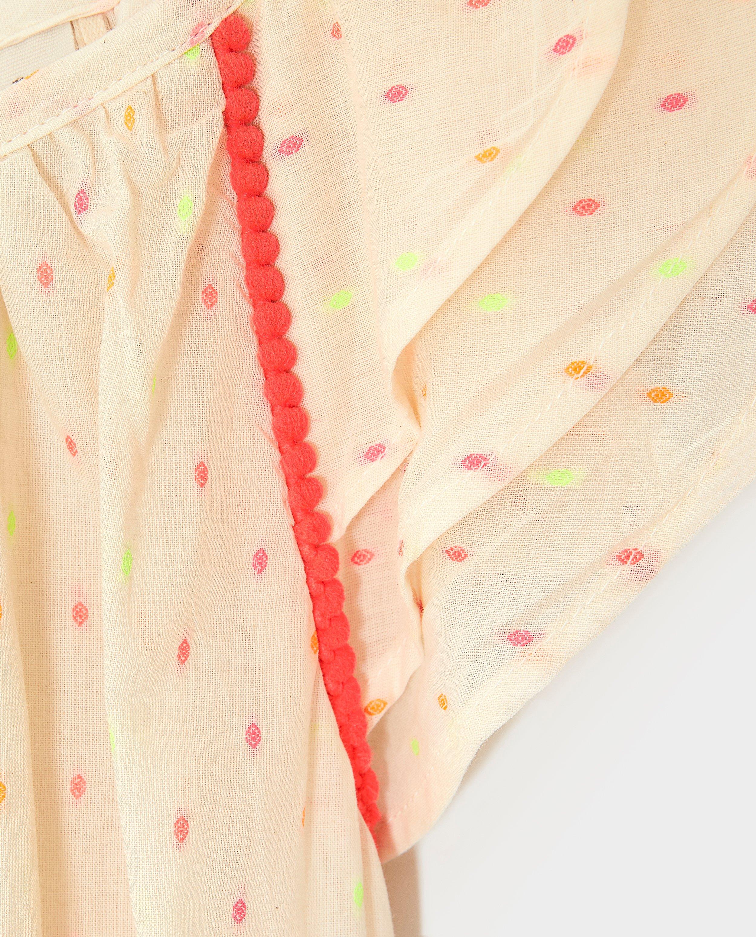 Rochie Minymo cu buline bej deschis