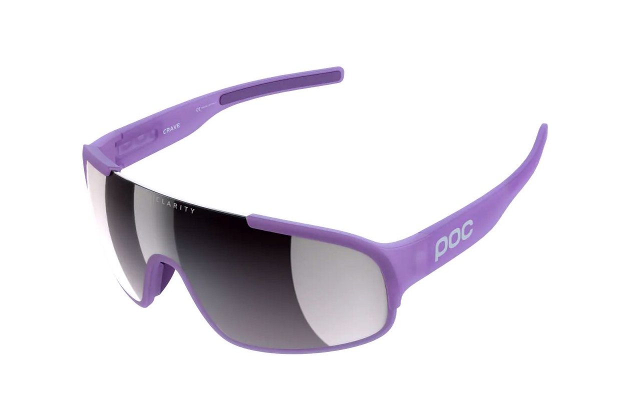 POC Crave - Purple Quartz Translucent/Violet/Silver Mirror