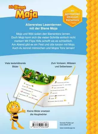 Die Biene Maja: Der Bienentanz - Zum Lesenlernen